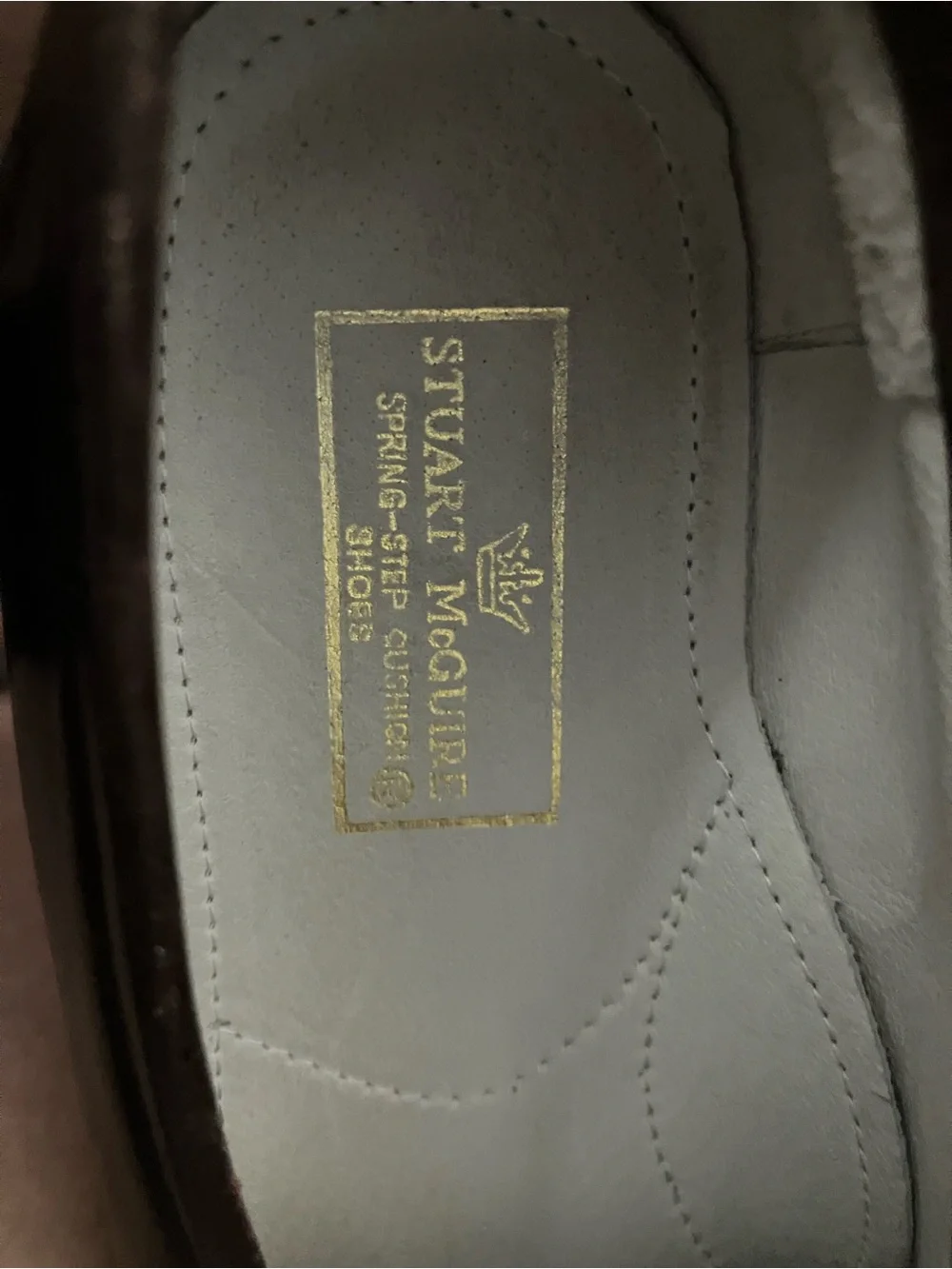 Men's Stuart McGuire Black  Leather Penny Loafers size 8D